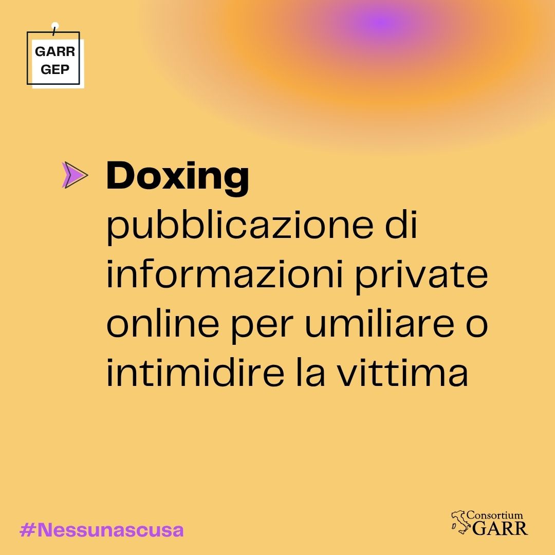 doxing: diffusione di informazioni private online