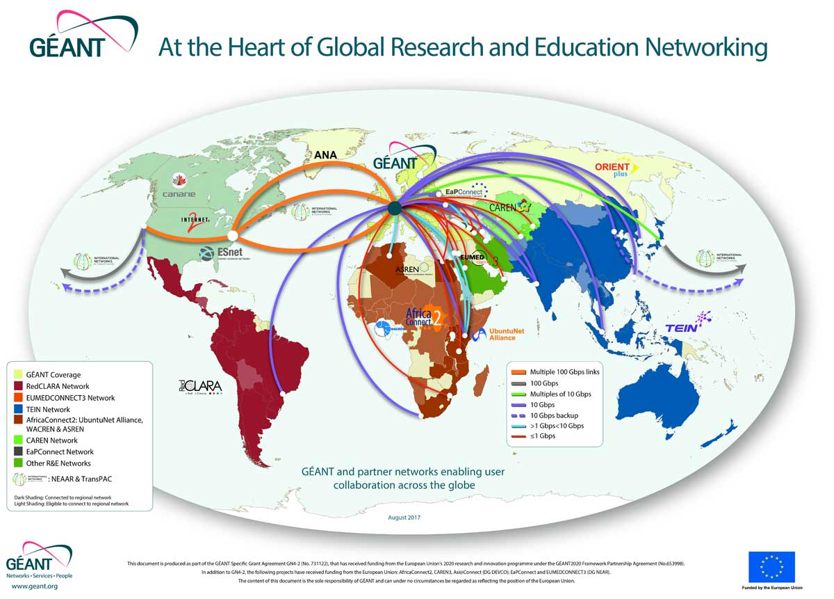 GÉANT Global Map