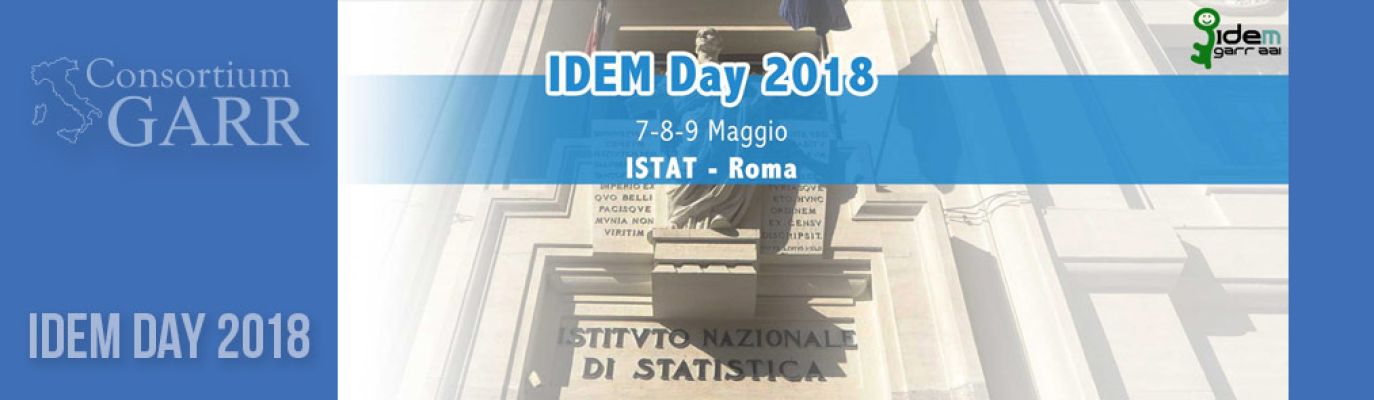 Pubblicati i materiali dell'IDEM Day 2018