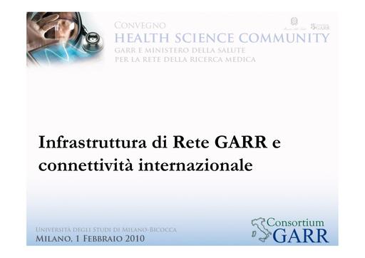 Infrastruttura di Rete GARR connettività internazionale - Battista