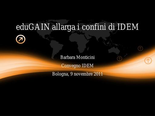 III Convegno IDEM - Presentazione - Monticini B.