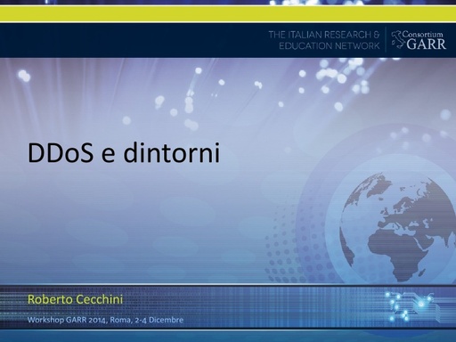 Ws14 - Presentazione - R. Cecchini