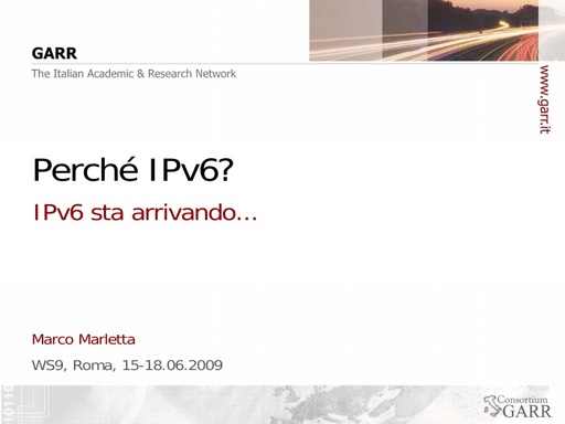 Ws09 - Presentazione - Marletta - Tutorial 1