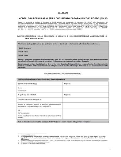 bando 2301 - Allegato 3 - DGUE Aggiornato Legge 238/21