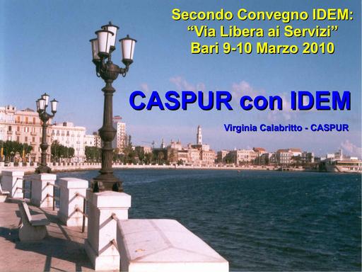 II Convegno IDEM - Presentazione - Calabritto