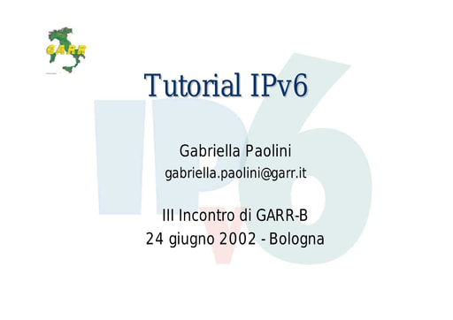 WS04 - Paolini - Tutorial IPv6