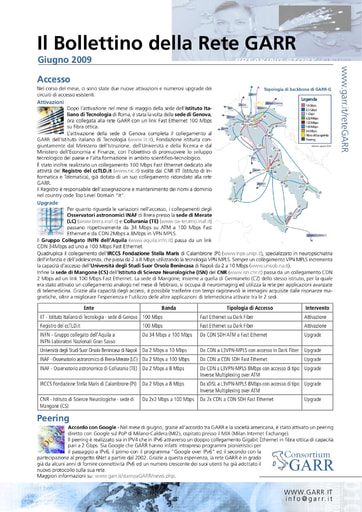 BollettinoRete 003 Giugno 2009
