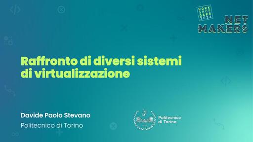 Workshop GARR 2024 - presentazione - Stevano