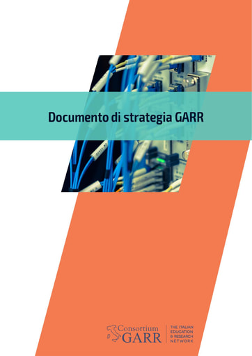 Documento di strategia GARR - 2020