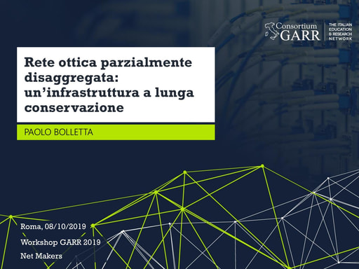 Workshop GARR 2019 - Presentazione - Bolletta