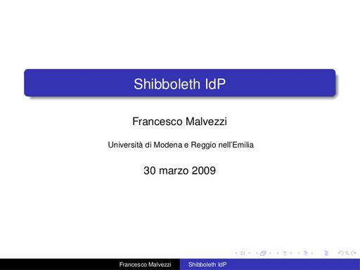 I Convegno IDEM - Presentazione - Malvezzi - 2