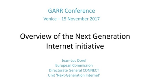 Conferenza GARR 2017 - Presentazione - Dorel