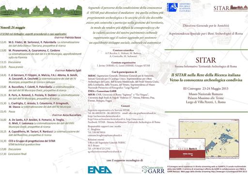 Programma III Convegno SITAR 2013