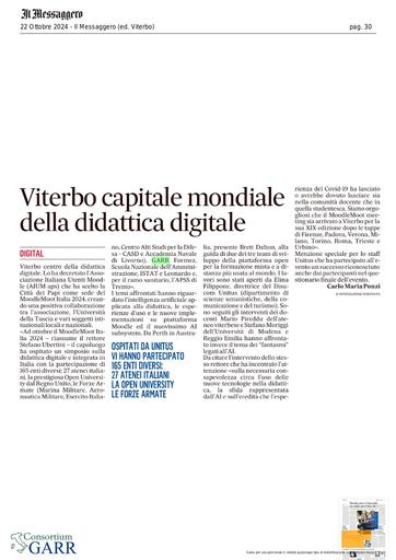 22 ottobre 2024 -  Il Messaggero