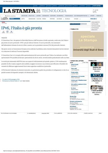 14 Luglio 2008 - LaStampa