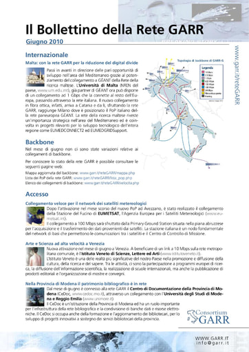 BollettinoRete 012 Giugno 2010