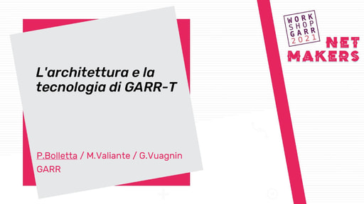 Workshop GARR 2021 - Presentazione - Bolletta
