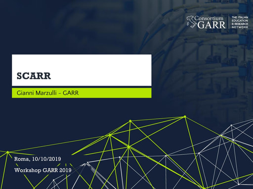Workshop GARR 2019 - Presentazione - 02 - Marzulli