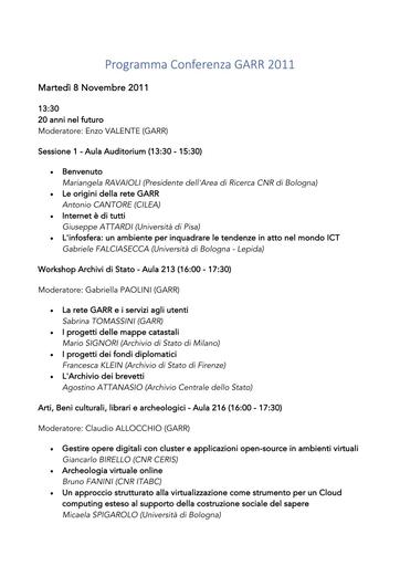 Conf11 programma