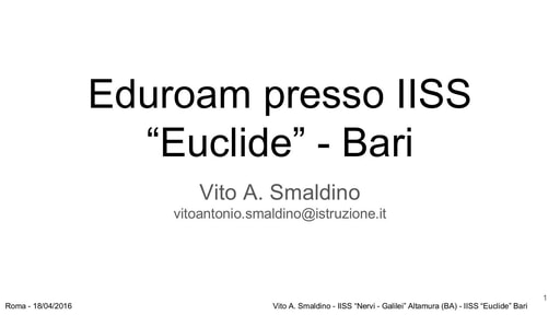 WS16 - CF Eduroam - slide Smaldino