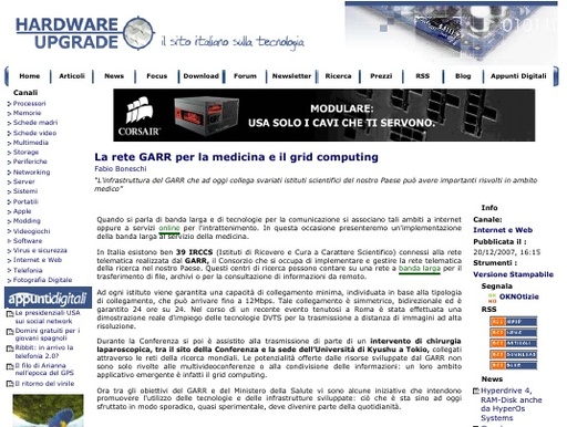 20 Dicembre 2007 - HardwareUpgrade