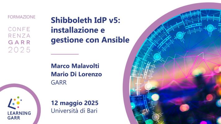 Shibboleth IdP v5: installazione e gestione con Ansible