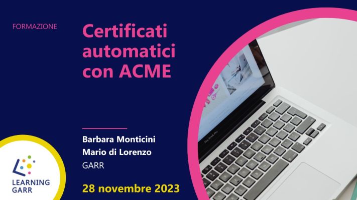 Certificati automatici con ACME