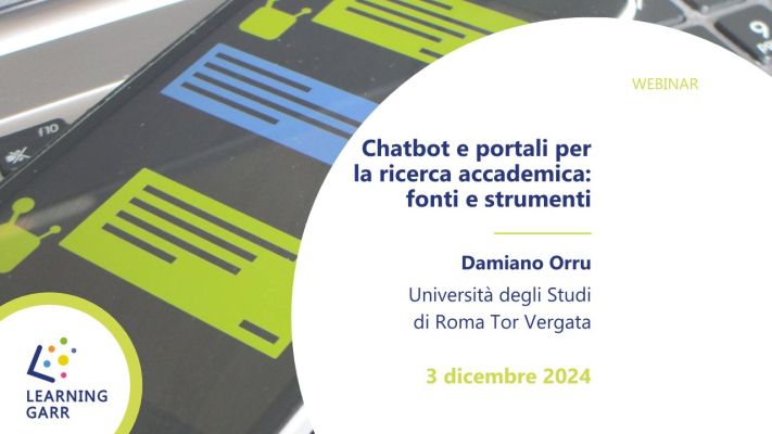 Chatbot e portali per la ricerca accademica: fonti e strumenti