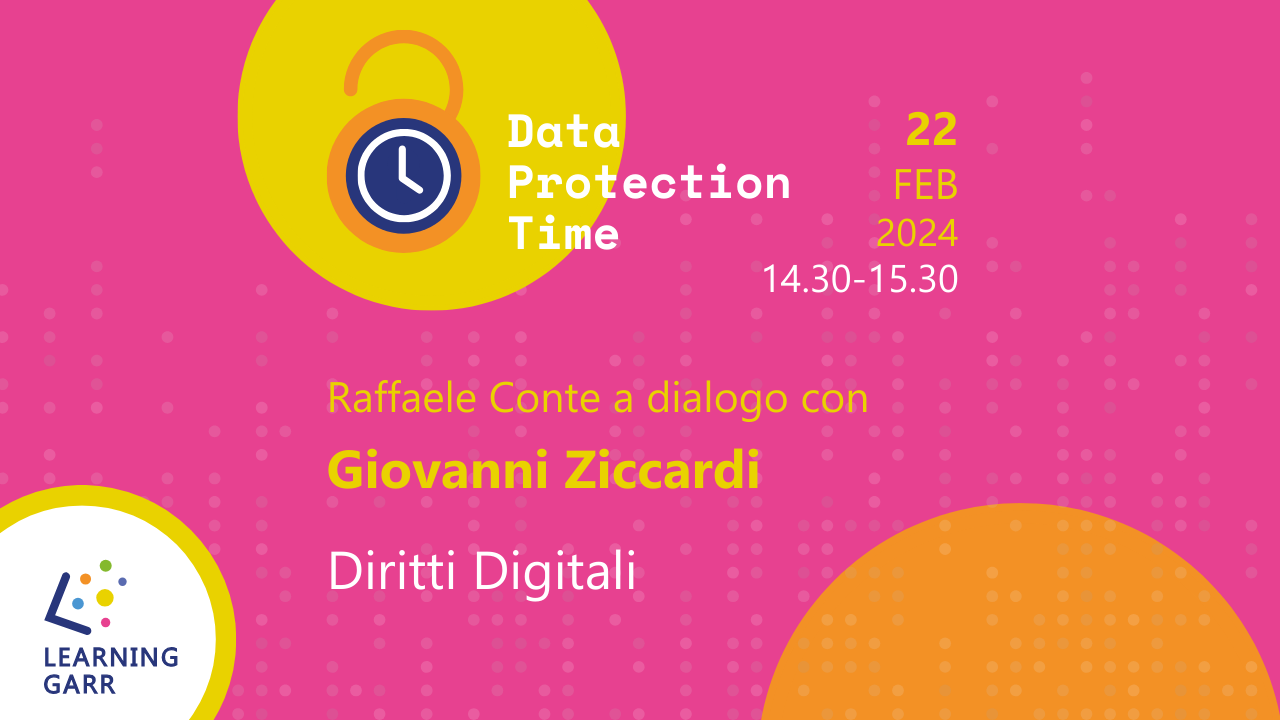 Webinar Data Protection Time - Diritti digitali