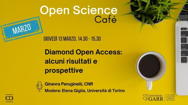 Open Science Café: Diamond Open Access - alcuni risultati e prospettive