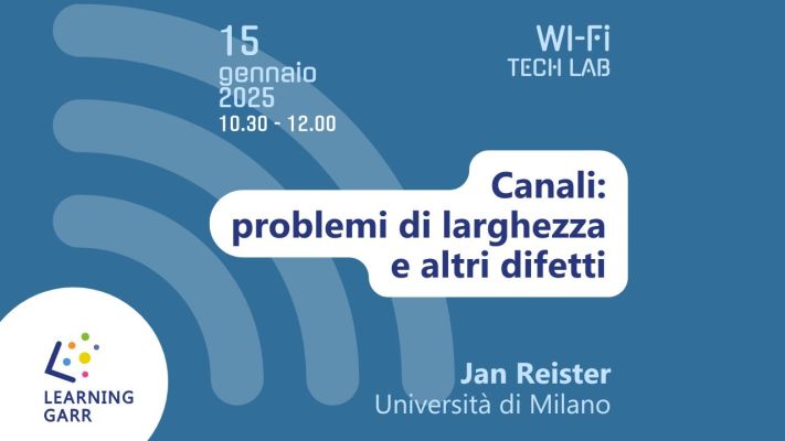 Canali: problemi di larghezza e altri difetti