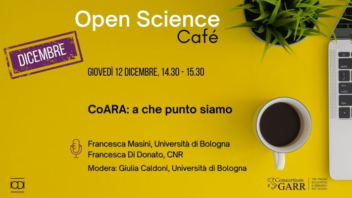 Open Science Café: "CoARA: a che punto siamo"